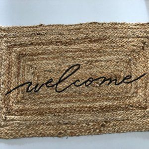 ACCOMPANY Jute Welcome Mat